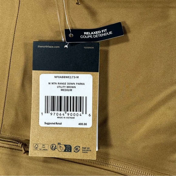 The North Face Mountain Rainier Parka Men’s M DryVent 600 Fill NWT - Picture 13 of 16